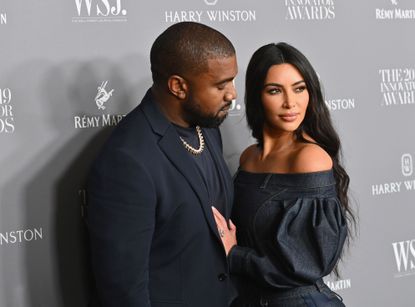 Kanye West and Kim Kardashian West.