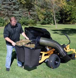 ride-on mower attachments baggers