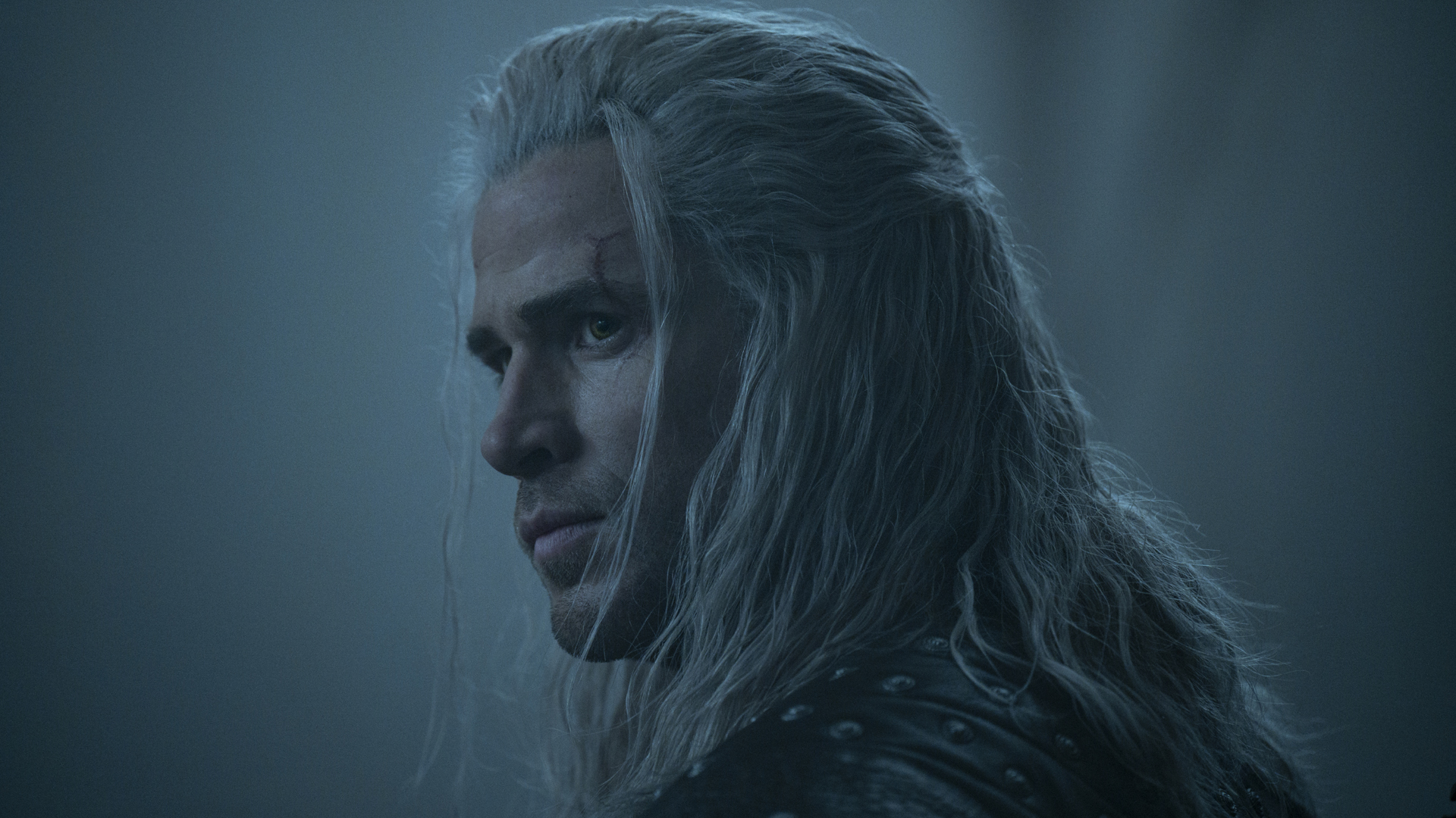 Liam Hemsworth's Geralt slowly turns towards the camera in The Witcher season 4 on Netflix