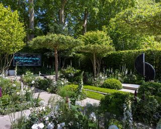 perennial garden 'with love' designed by Richard Miers for chelsea flower show 2022