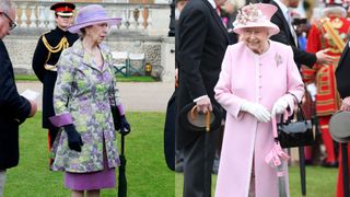 Princess Anne and the Queen attending separate garden parties