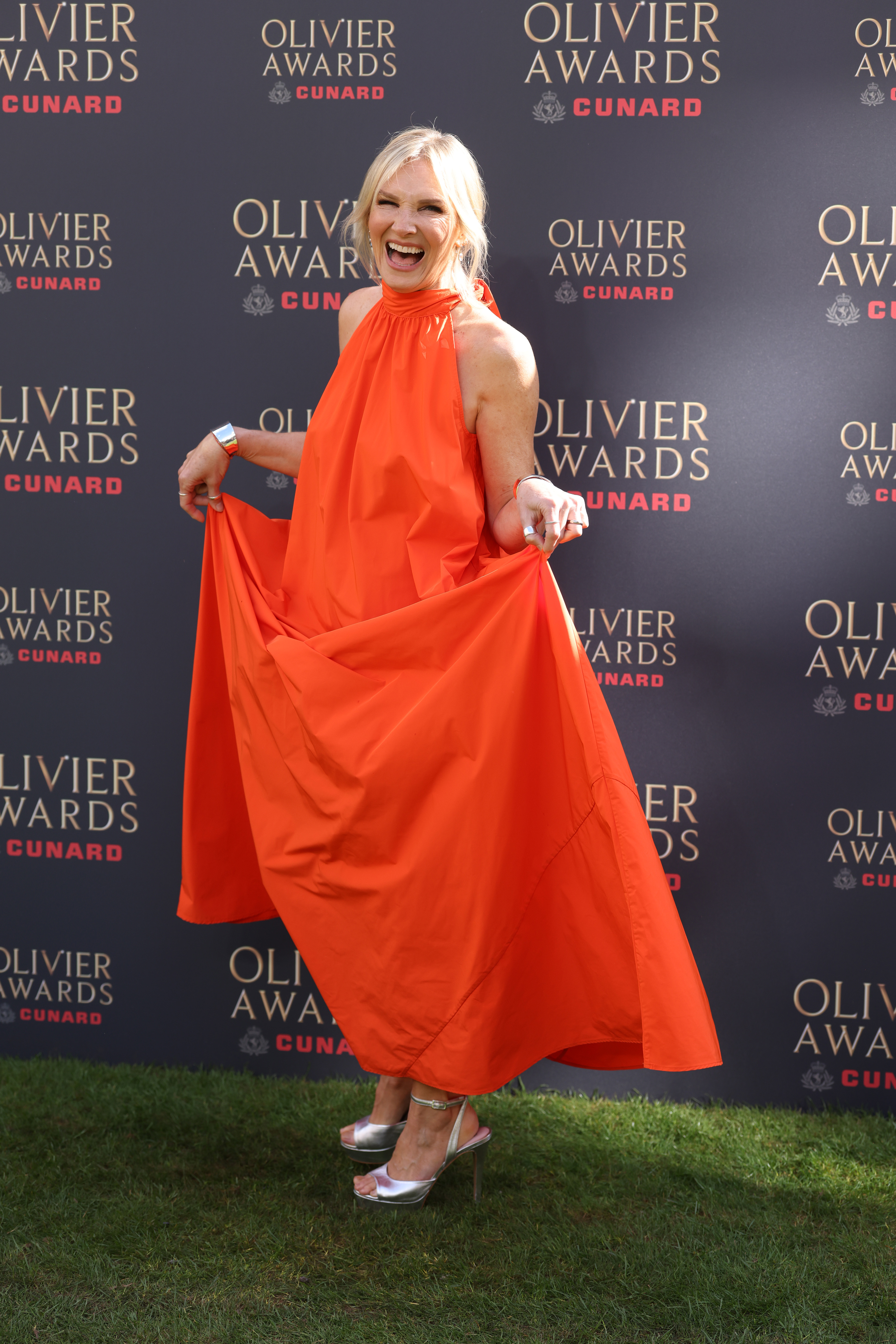 Jo Whiley attends The Olivier Awards 2026 at the Royal Albert Hall on April 12, 2026 in London, England