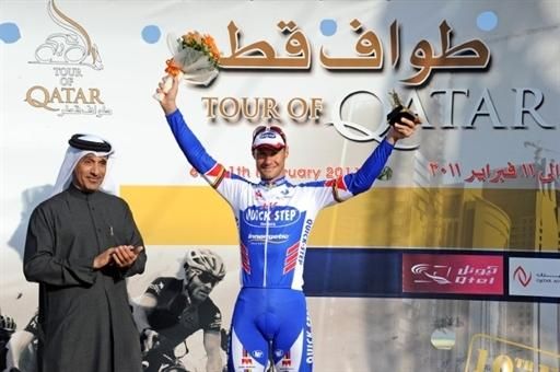Tom Boonen (Quick Step) takes his first win in nearly a year