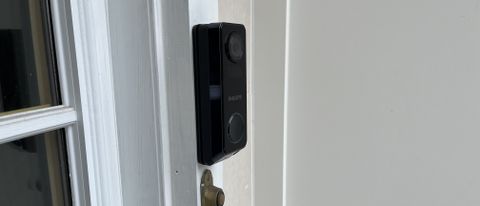 Philips 7000 Series Video Doorbell installed by door