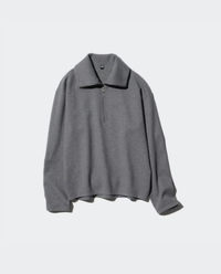 Brushed Jersey Half-Zip Pullover: now $19 @ Uniqlo