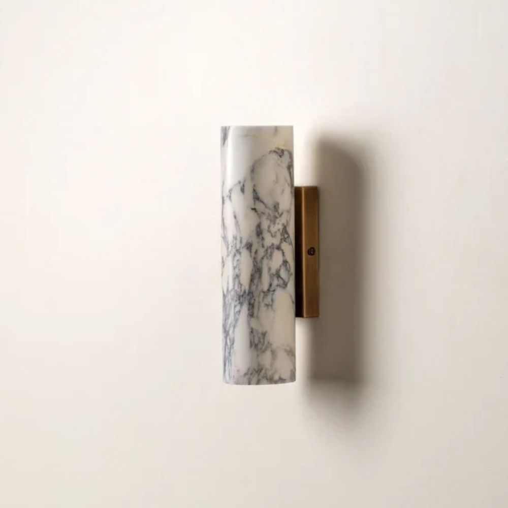 A marble scone wall light 
