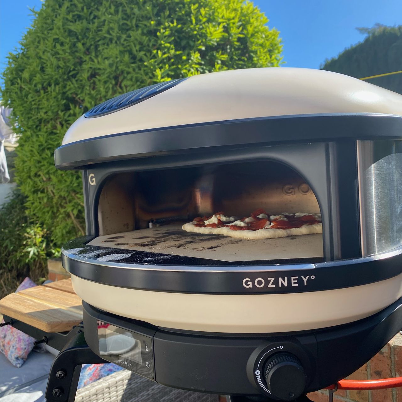 Pizza oven testing