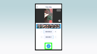How to download Instagram Reels - a screenshot of a video being processed in Clipbox