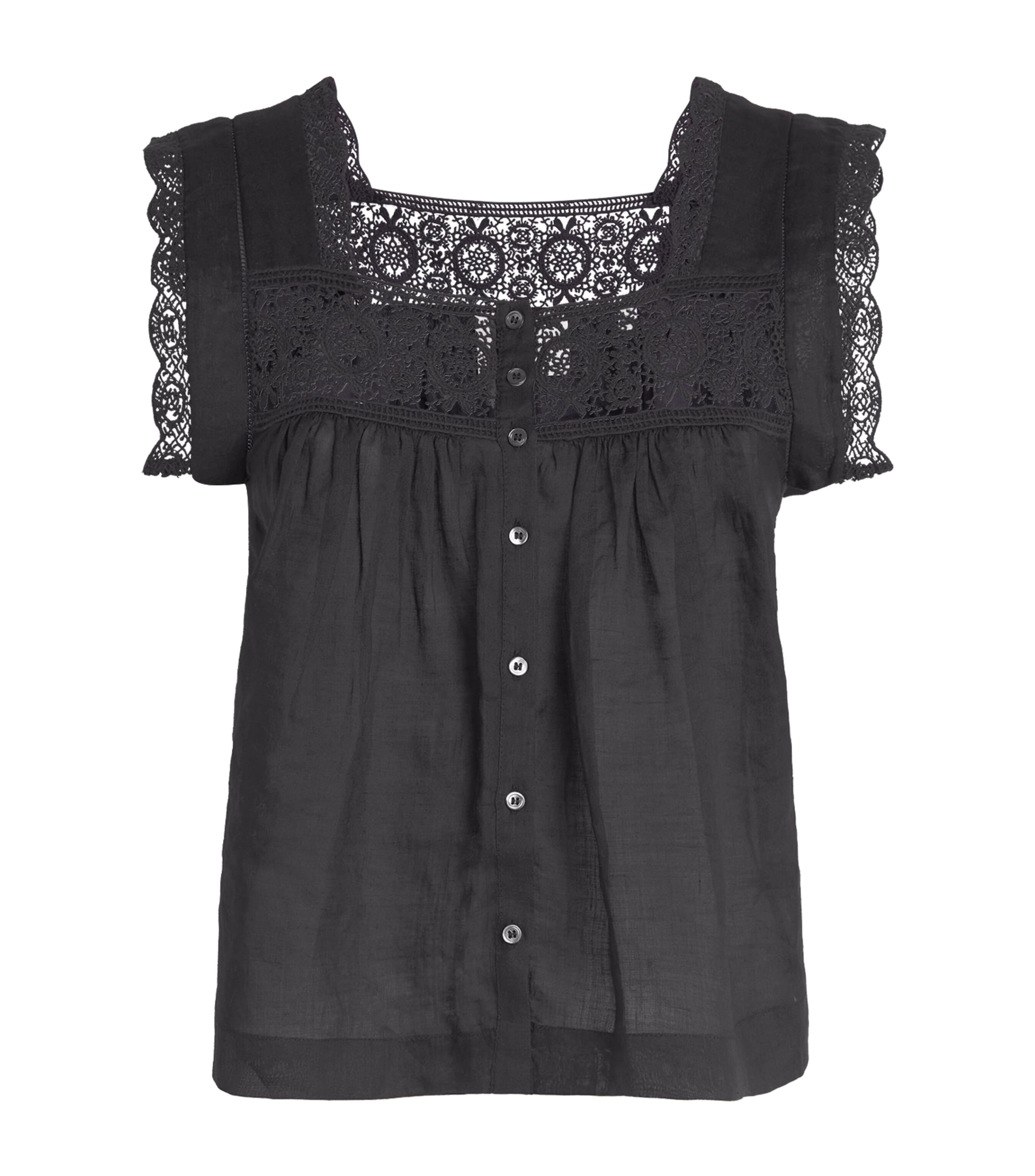 Citizens of Humanity Ramie Mia Embroidered Blouse