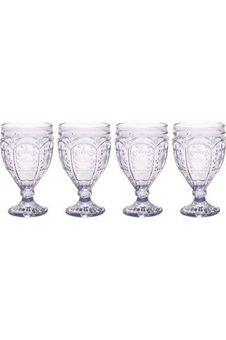 glass goblet set