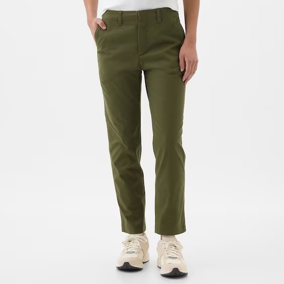 GAP Mid-Rise Ankle-Length Chinos