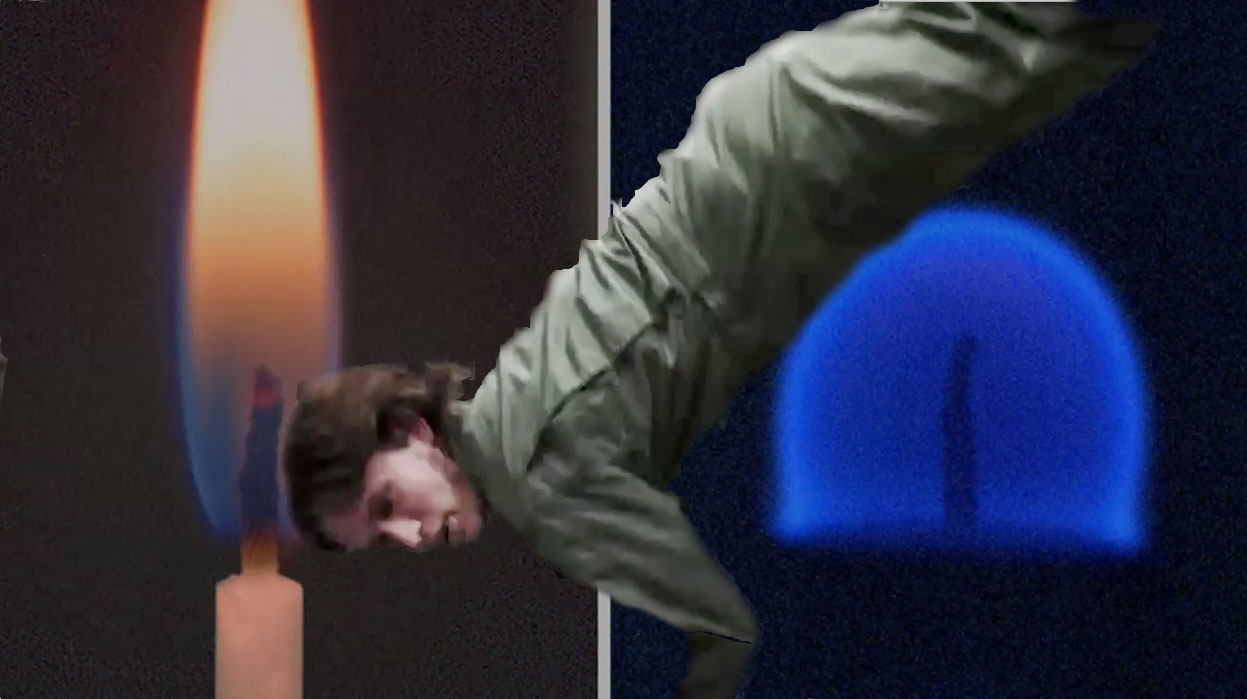 Students Test FLame In ZeroG