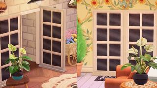 Animal Crossing French doors