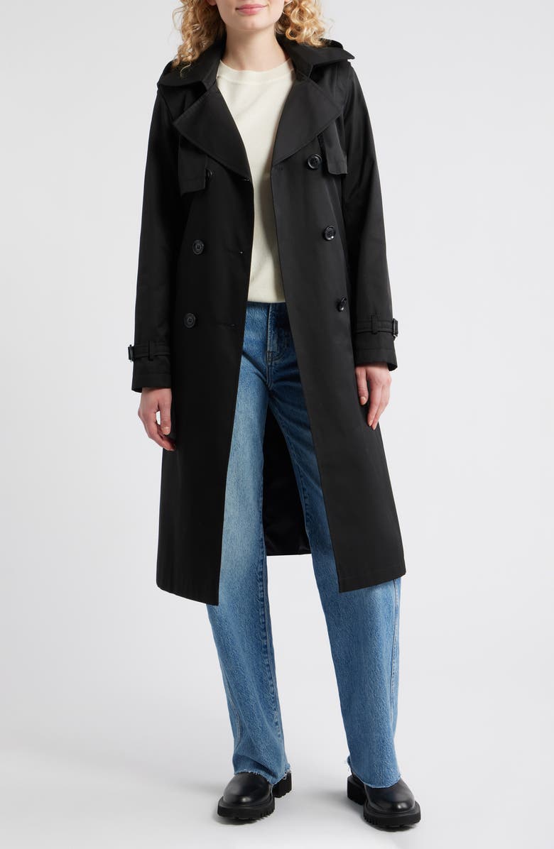Double Breasted Belted Trench Coat