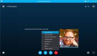 Skype share screen