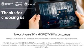 DirecTV Now NFL network
