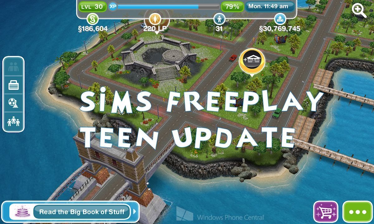 Take a look at The Sims FreePlay's Teen and Mysterious Island updates