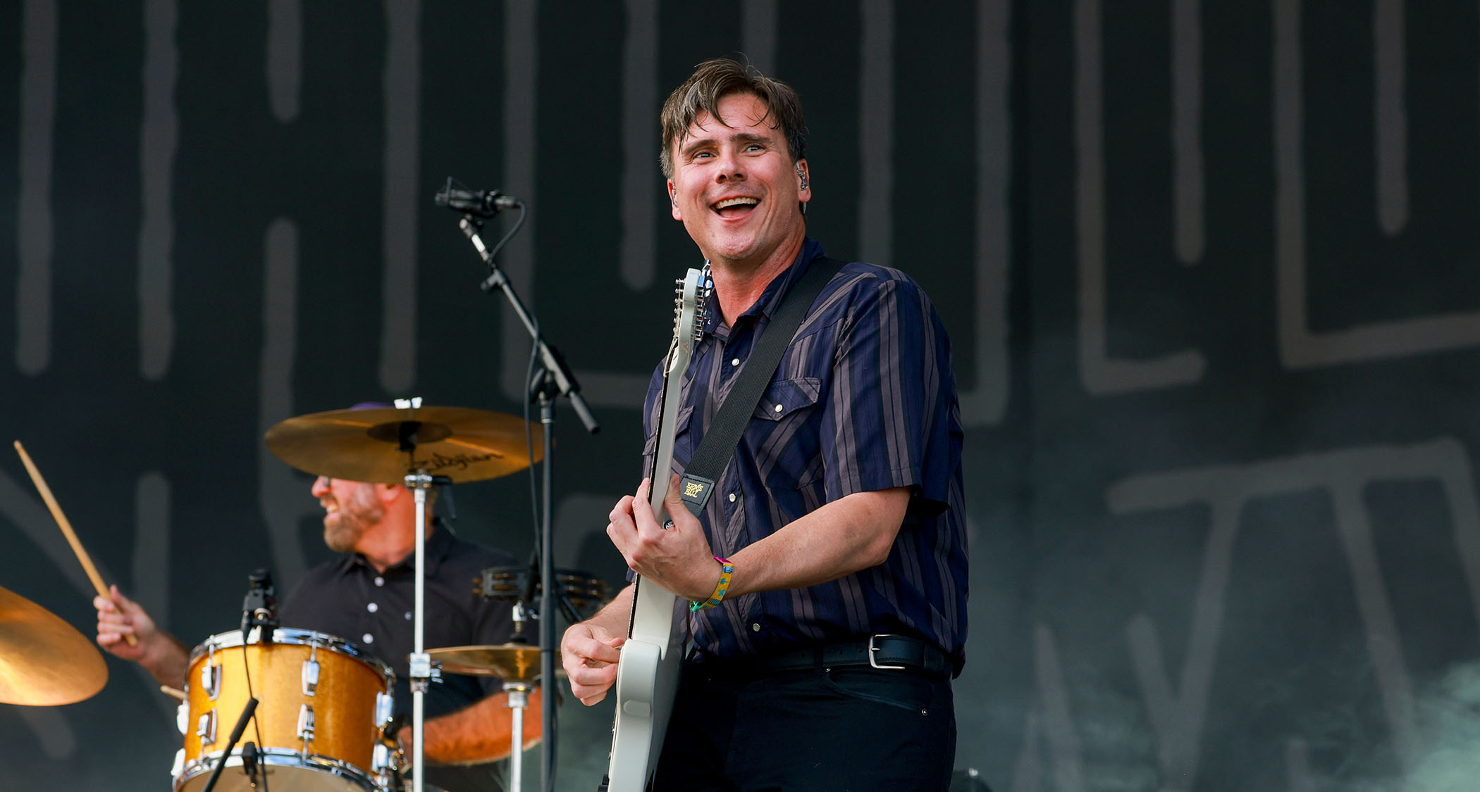 Jim Adkins performs live at Coachella with Jimmy Eat World