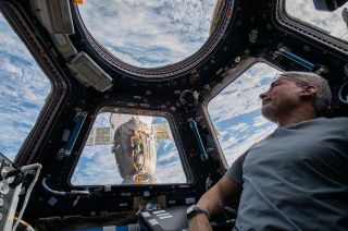 NASA astronaut Mark Vande Hei, who is setting a new record for the longest U.S. spaceflight, said he has dealt with the extended mission by meditating while looking out into space from inside the International Space Station's Cupola.