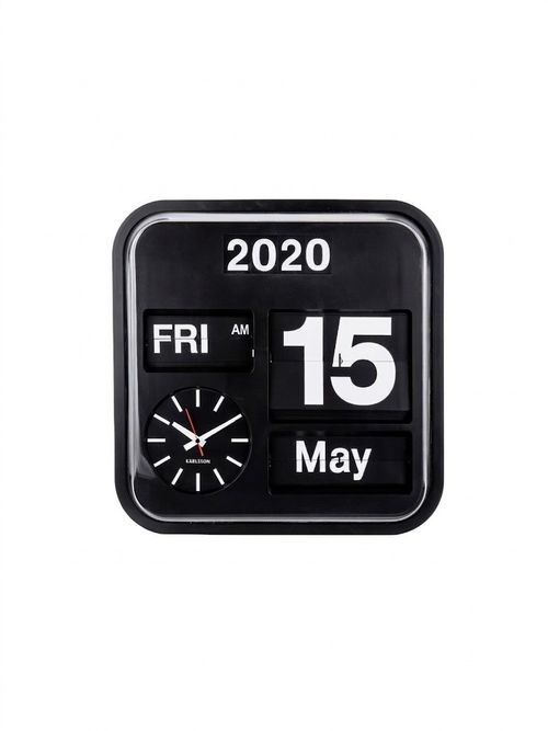 Karlsson Big Flip Wall Clock Black