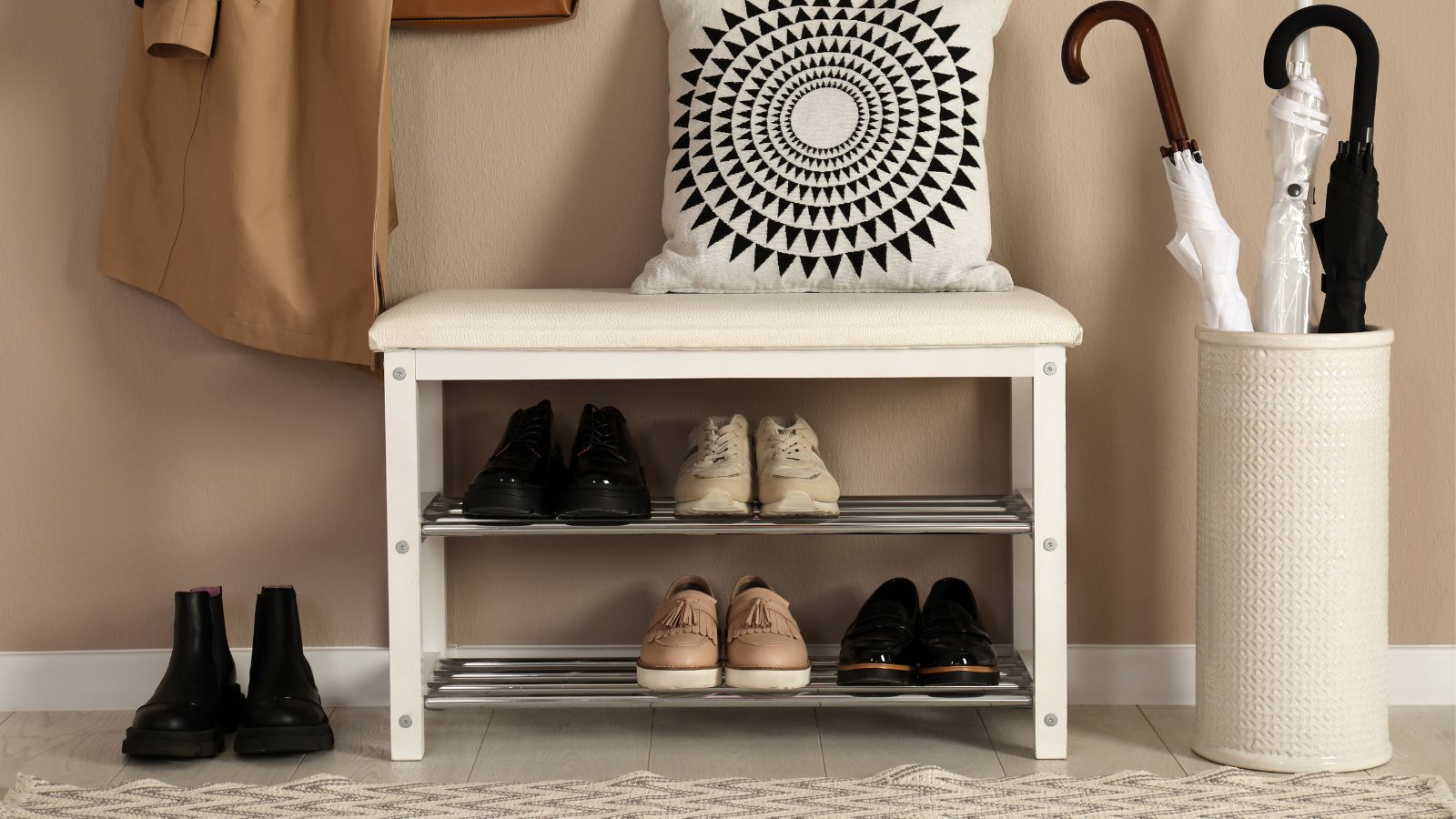 How to organize shoes in a small space, according to pros
