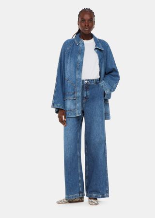 Wide Leg High Waist Jean