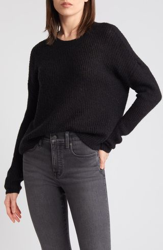 Ribbed Crewneck Sweater