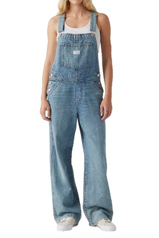 Baggy Denim Overalls