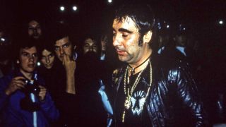 Keith Moon looking ragged on 6 September 1978. the night before he died