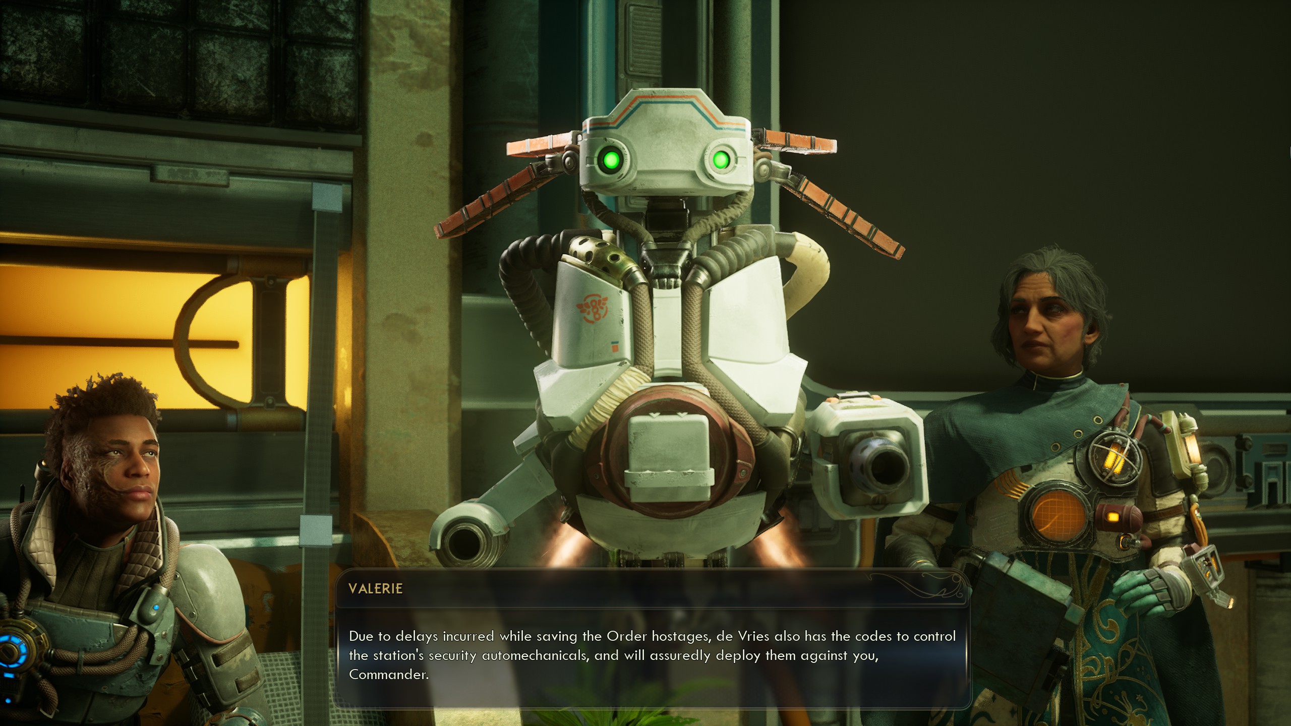 Outer Worlds 2 hostage choice - Valerie