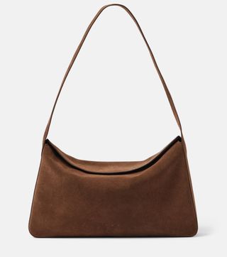 MyTheresa brown suede bag