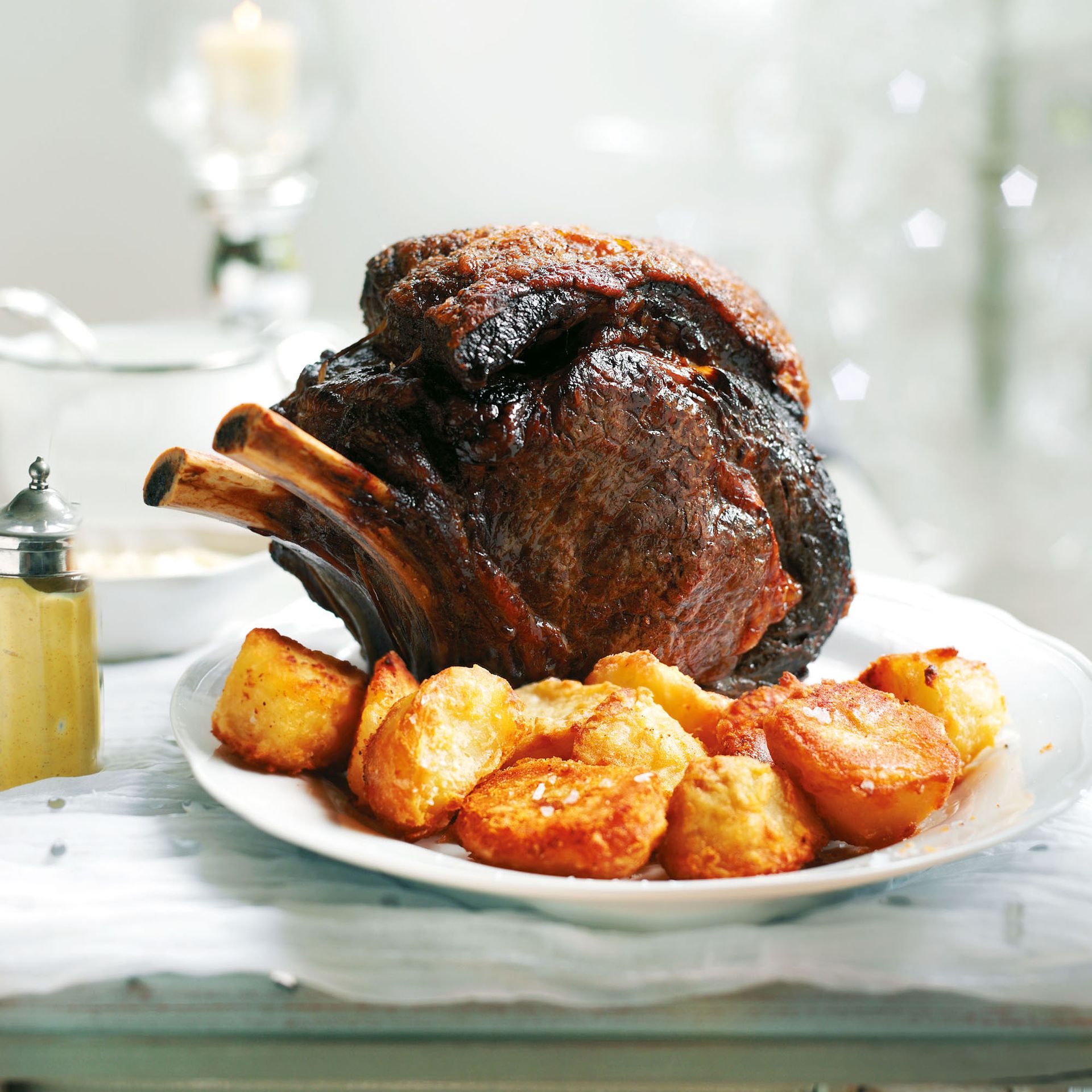 Roast Rib of Beef with Red Wine Gravy Dinner Recipes Woman & Home