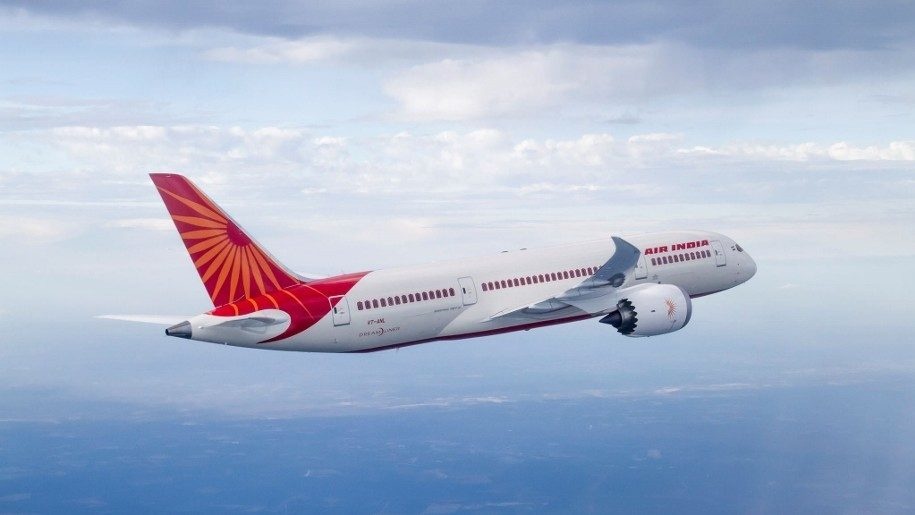 An Air India flight