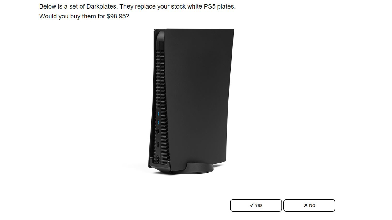 Black PS5 darkplates price