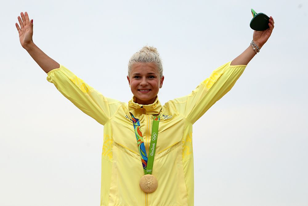 Jenny Rissveds wins the gold medal at the 2016 Olympic Games