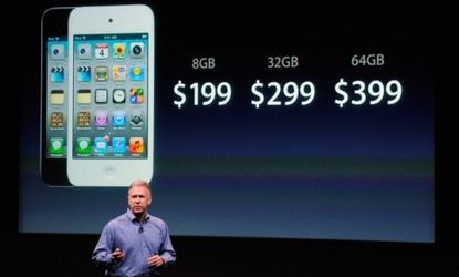 The iPhone 4S, presented by Apple VP Phil Schiller