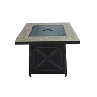 Hampton Bay Crossridge Gas Fire Pit Table