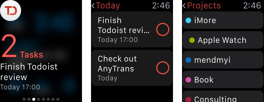 Take task triaging to the next level with Todoist for Apple Watch