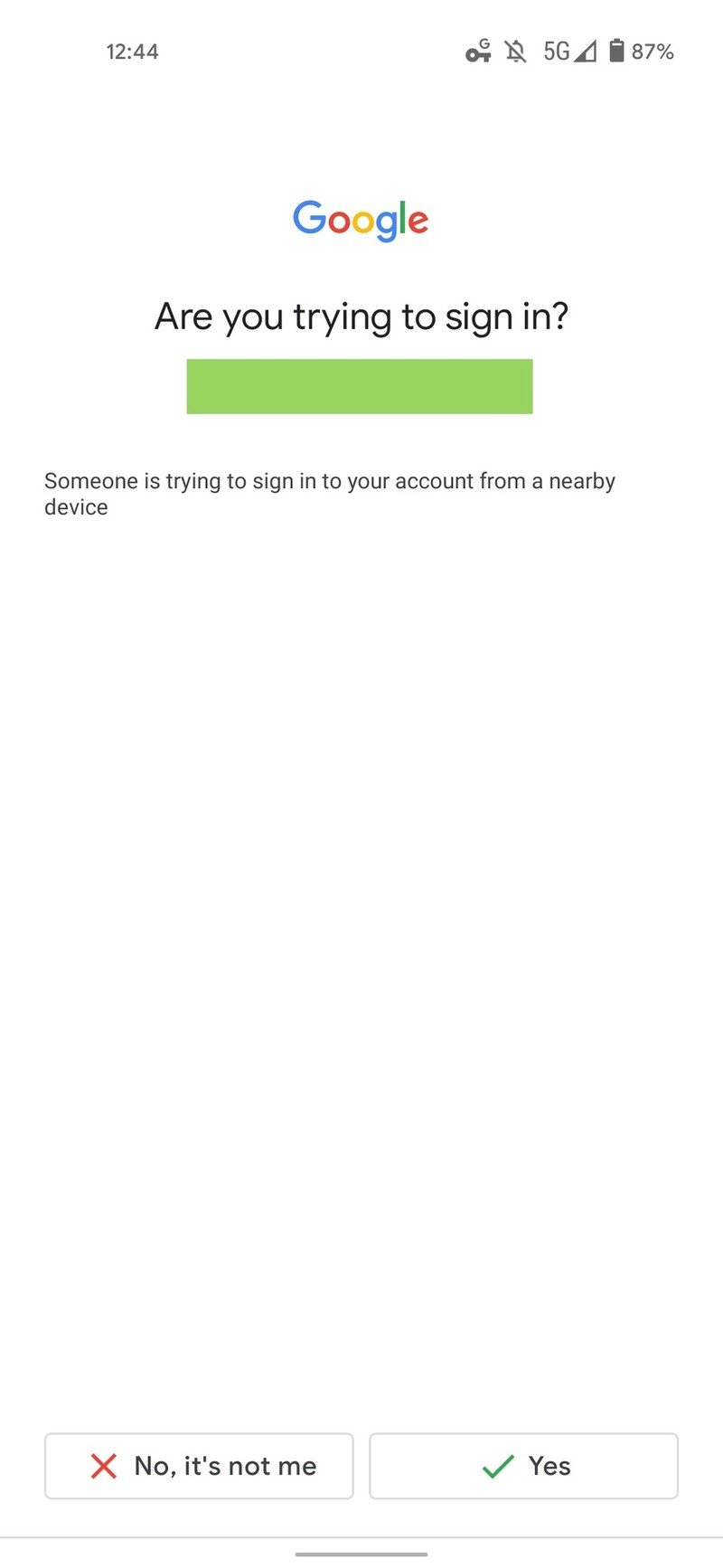 Chrome Android 2fa Security Key