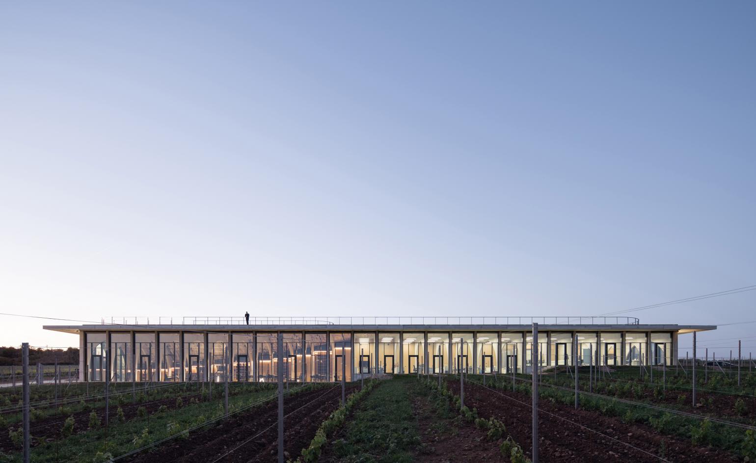 Exterior of Lahofer Winery Chybik Kristof