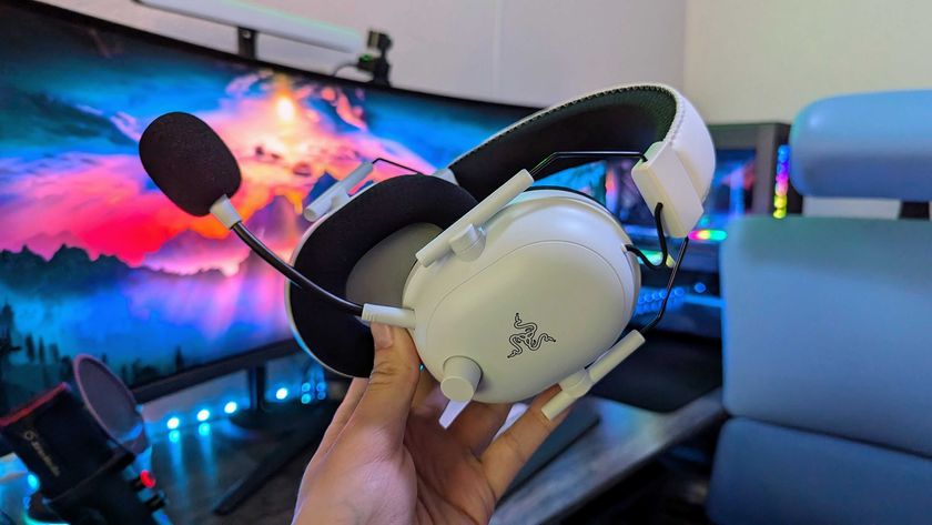 Photograph of the Razer BlackShark V2 Pro headset.