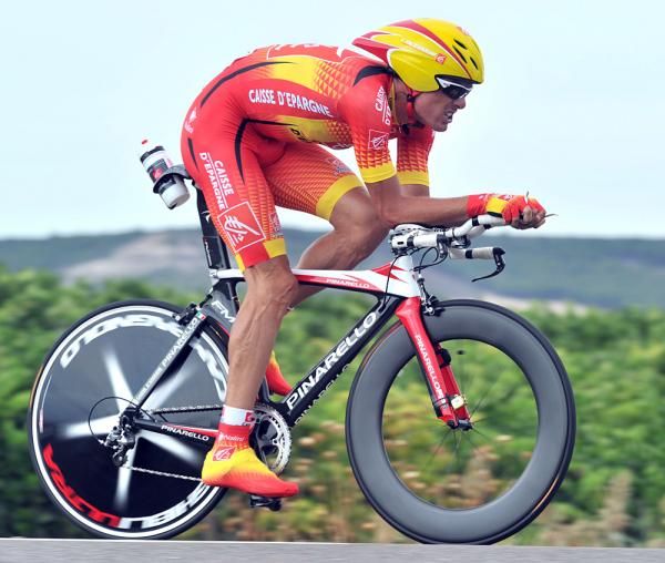 Luis Le&oacute;n S&aacute;nchez (Caisse d'Epargne), the Spanish time trial champion, put in a strong ride in the Vuelta.