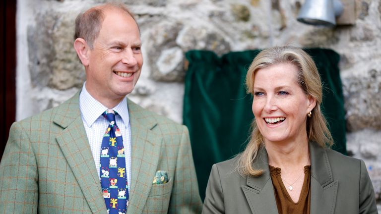Sophie Wessex and Prince Edward's skills shown in new engagement, seen here at Shallowford Farm
