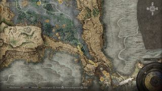 Elden Ring map fragment - East Liurnia