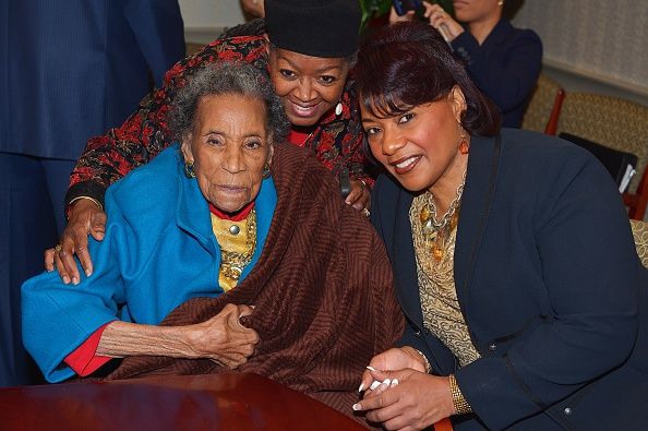 Amelia Boynton Robinson and Bernice King.