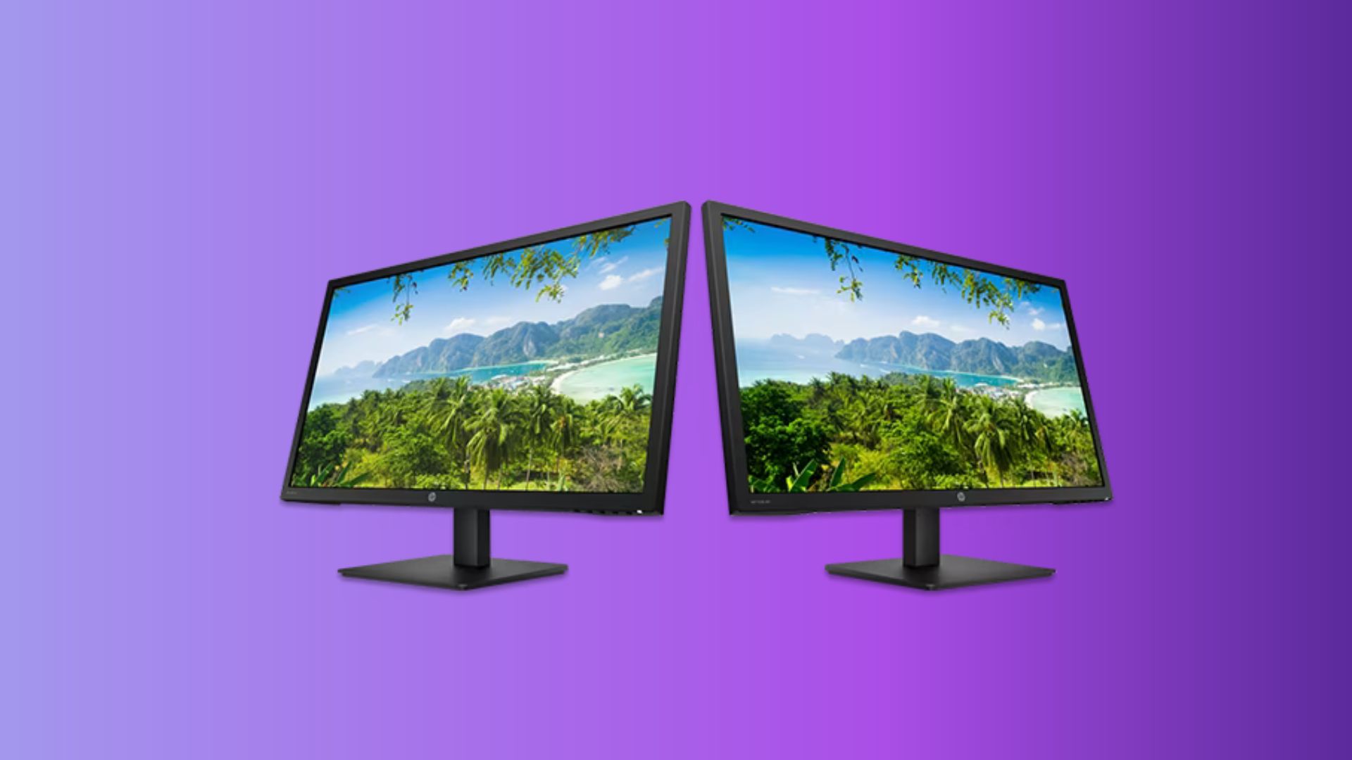 HP 4K dual monitors