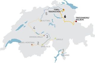 <p>Tour de Suisse - Stage 6 Map</p>