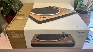 House Of Marley Stir It Up Wireless Turntable box before opening