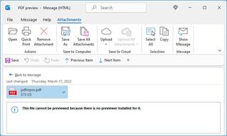 Outlook Pdf Preview Bug