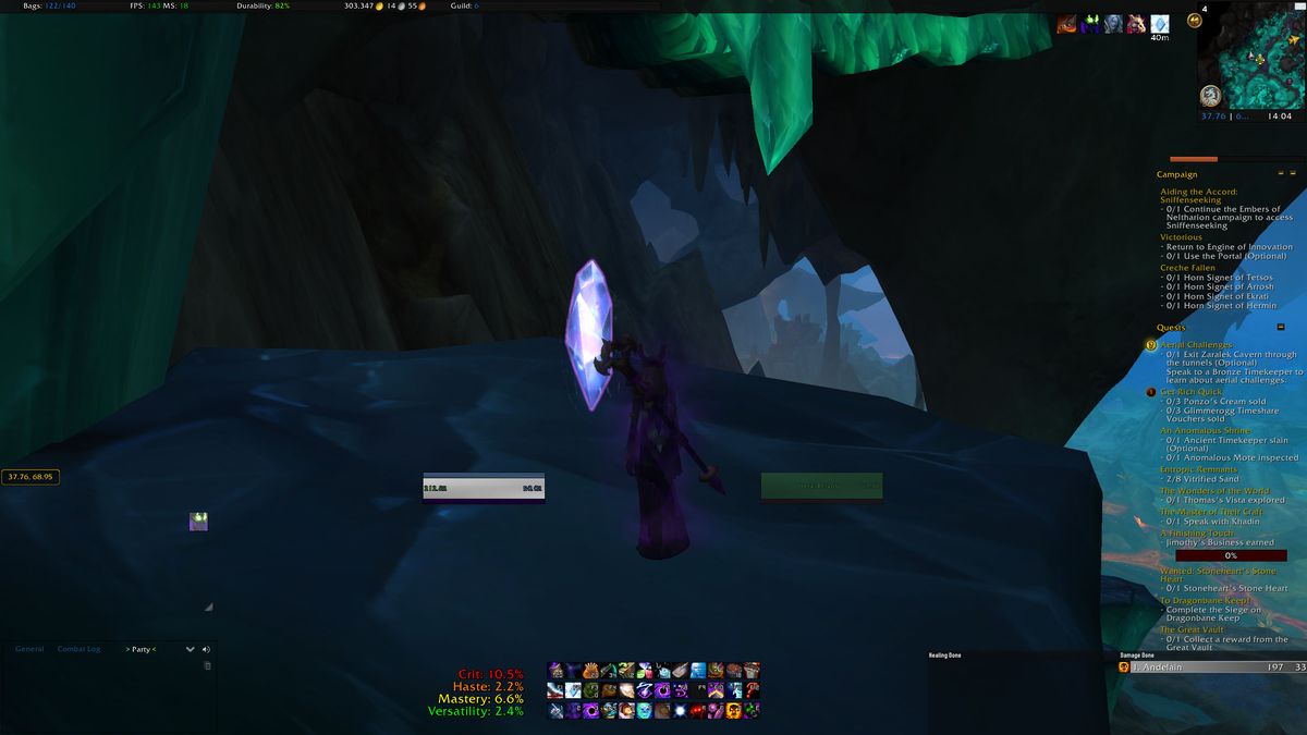 WoW Crystal-encased chest